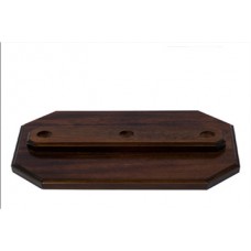 BASE DE MADEIRA PARA 3 MASTROS DE MADEIRA